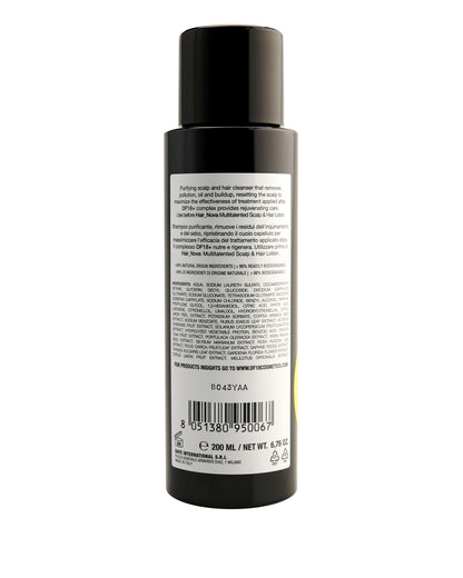 Flacone di Reset_0, lo shampoo purificante ad azione chelante di DF18+